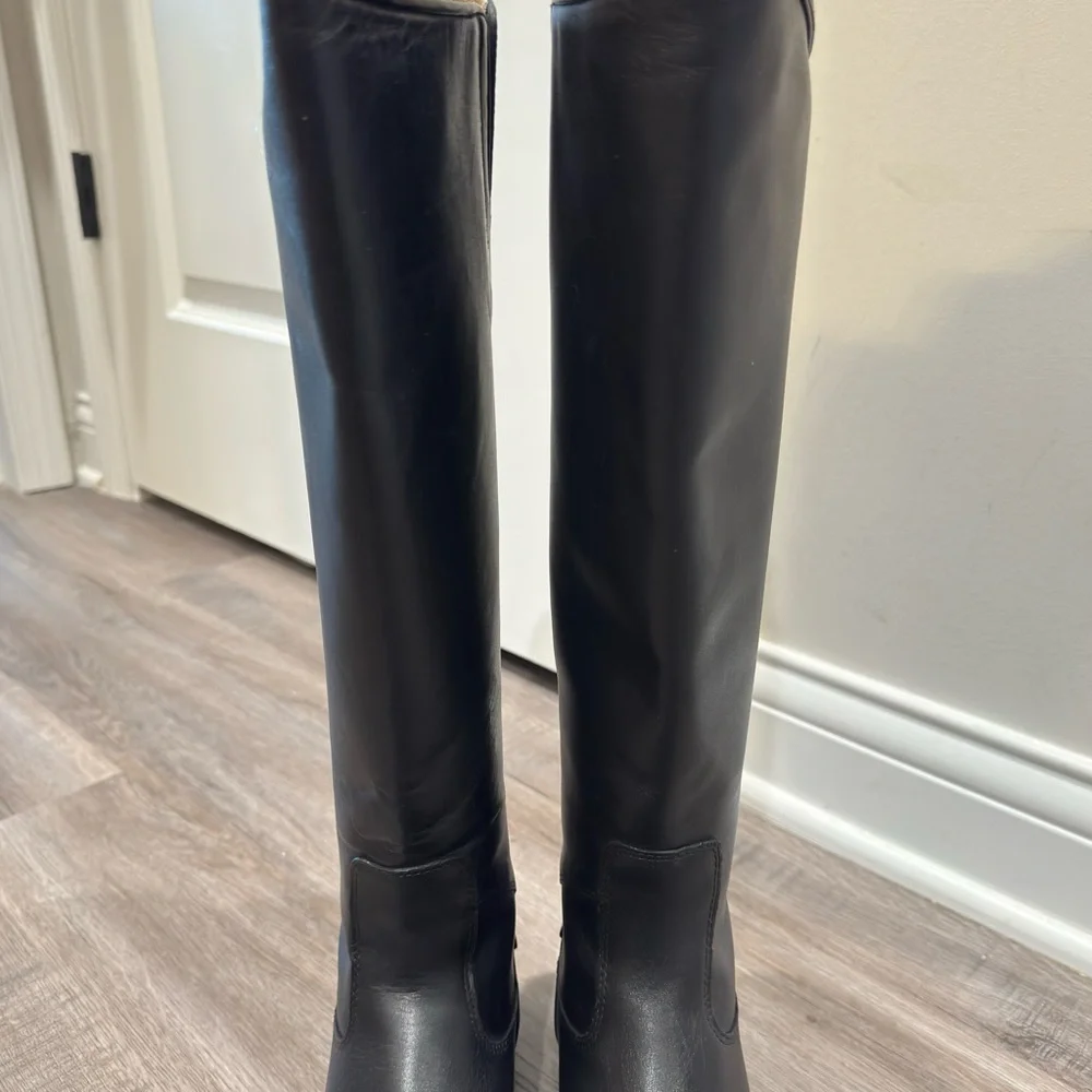 Ariat Kinsley Dress Tall Riding Black Leather Boots - Picture 7 of 14